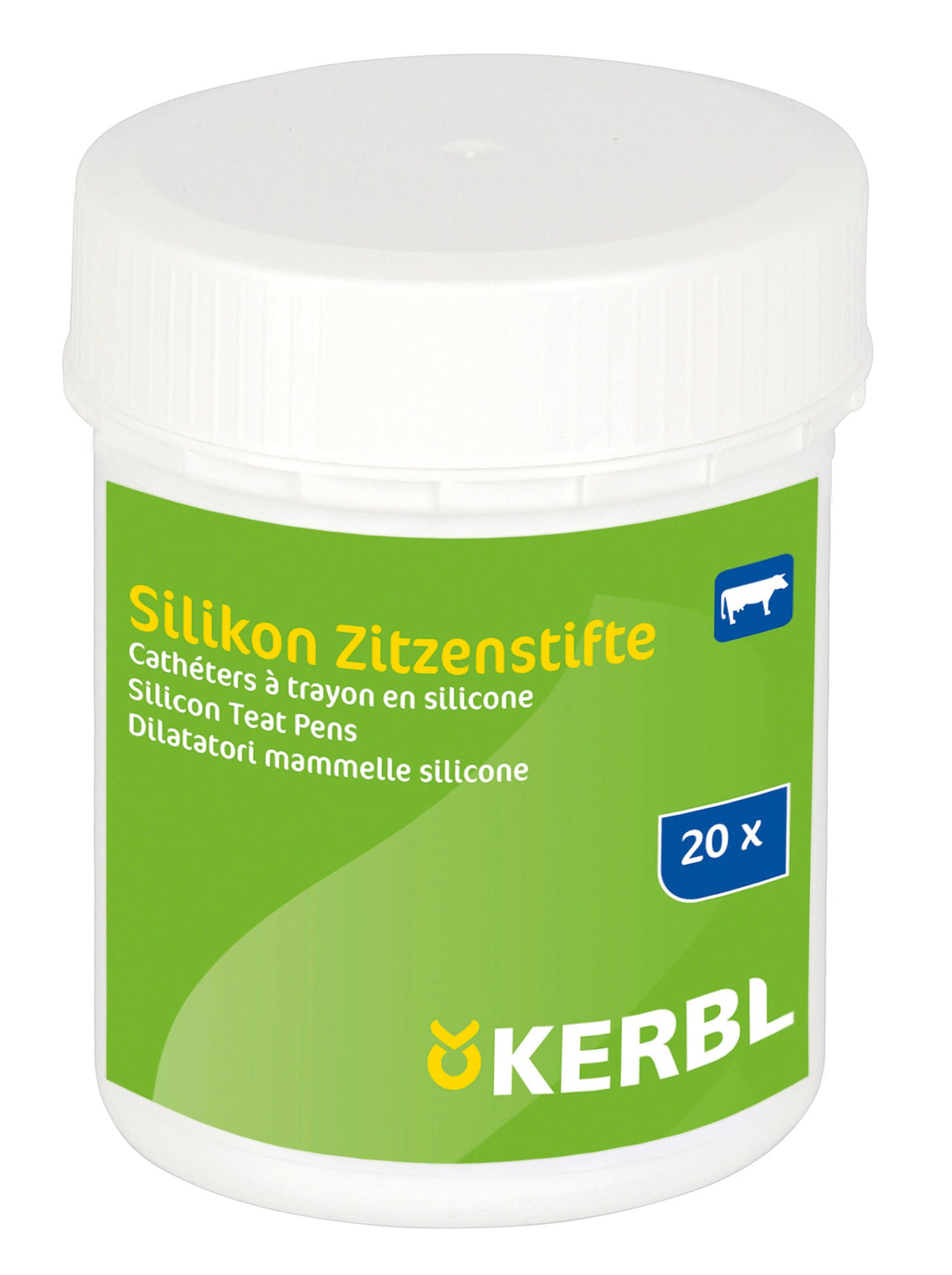 Kerbl Silikon Zitzenstifte 20St/Dose steril 15659