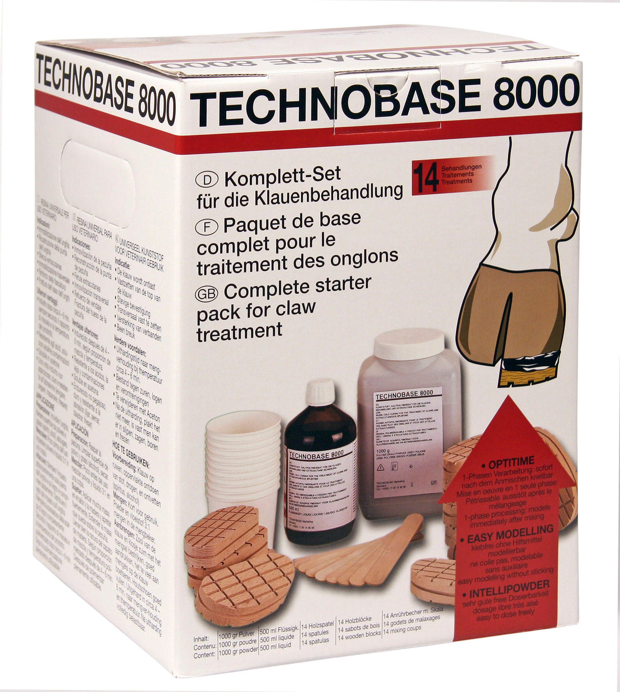 Technobase 8000 Klauenpflege für 14 Anwendungen - 16251