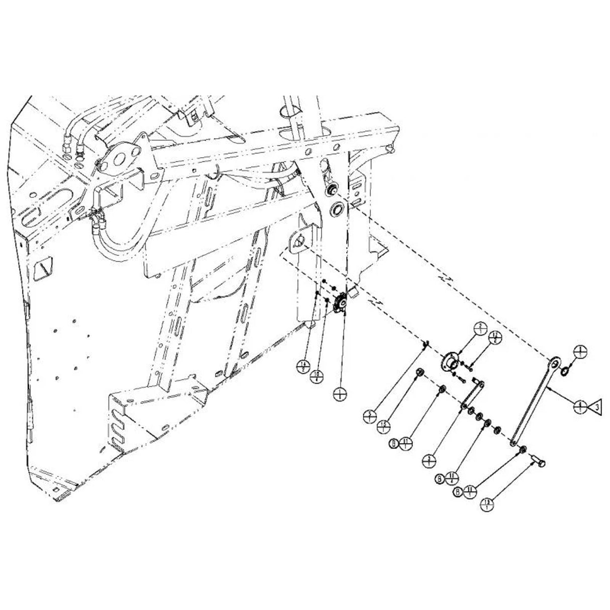 New Holland original Ersatzteil NACHRUST, MAHDRESCHE 84128458