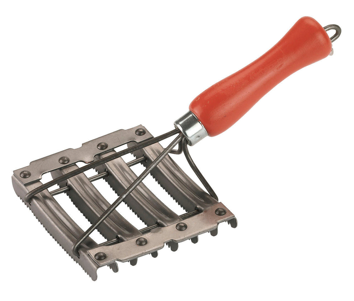 Kerbl Metallstriegel 8-reihig, durchbrochen 1810