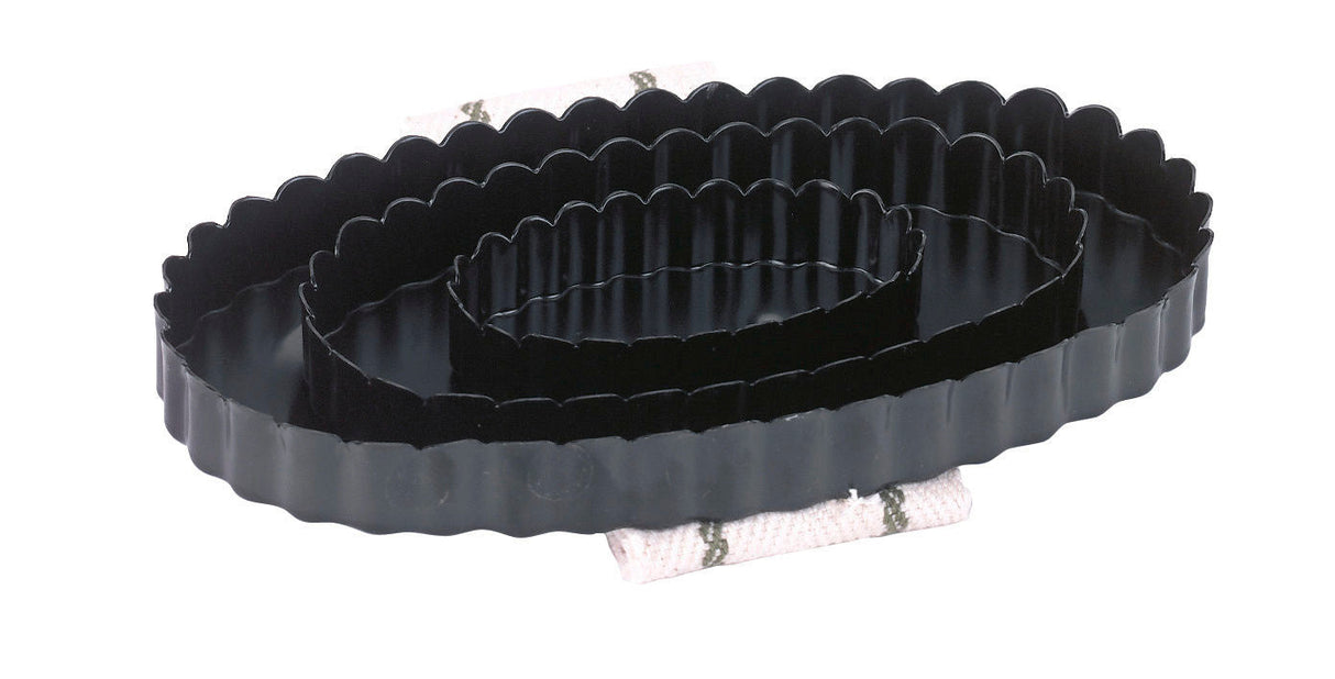 Kerbl Stahlstriegel oval mit Handschlaufe 1816