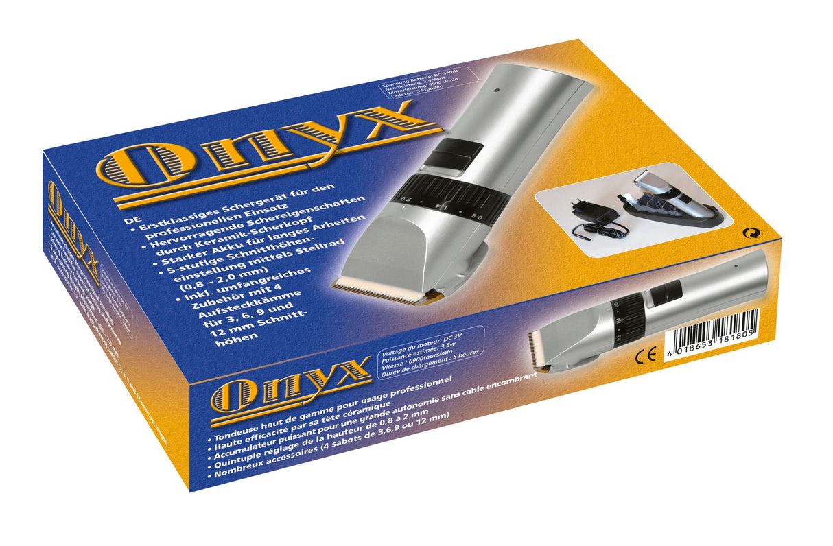 Clipster Akku-Schermaschine Onyx inkl. Zubehör 18180
