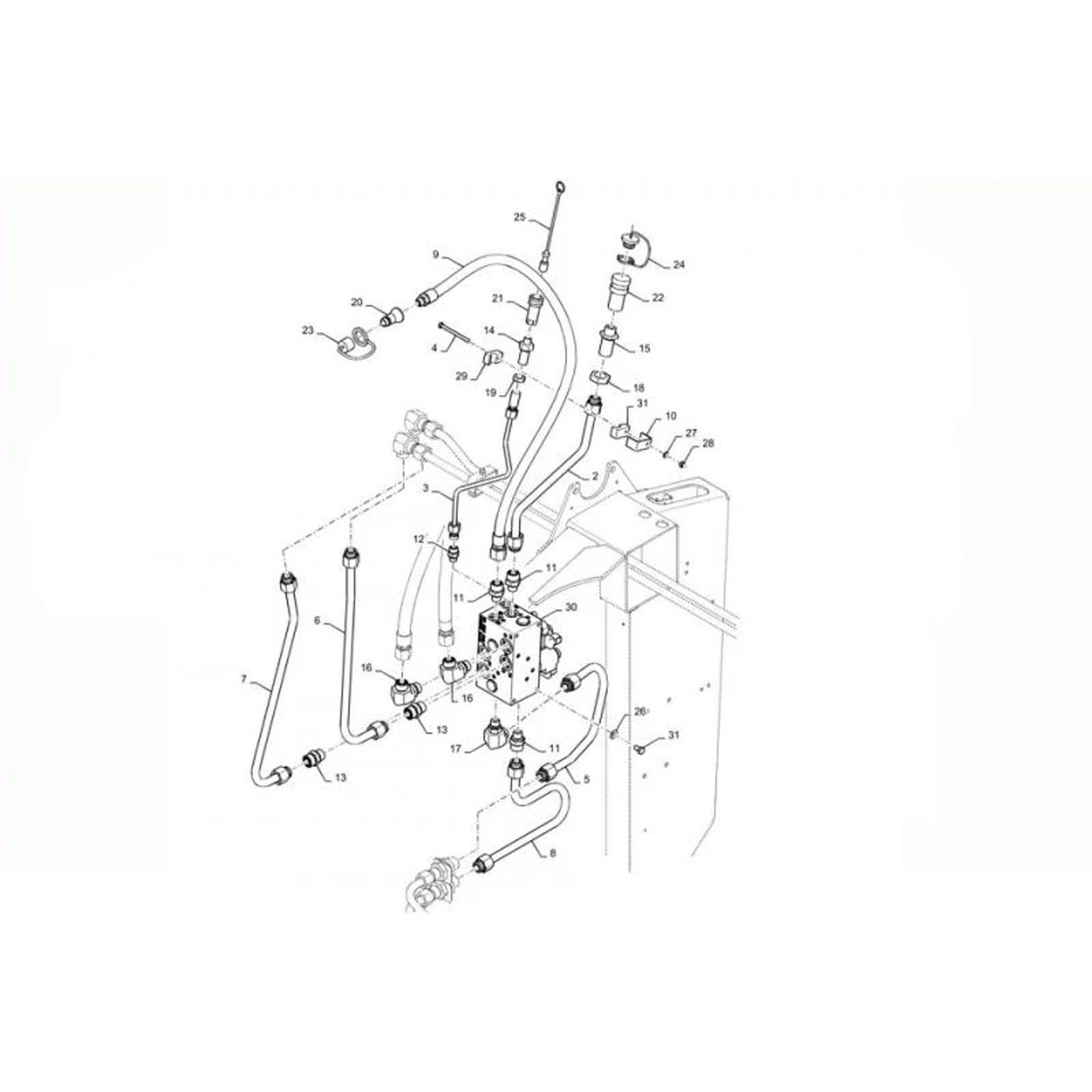 New Holland original Ersatzteil NACHRUST, MAHDRESCHE 84481612