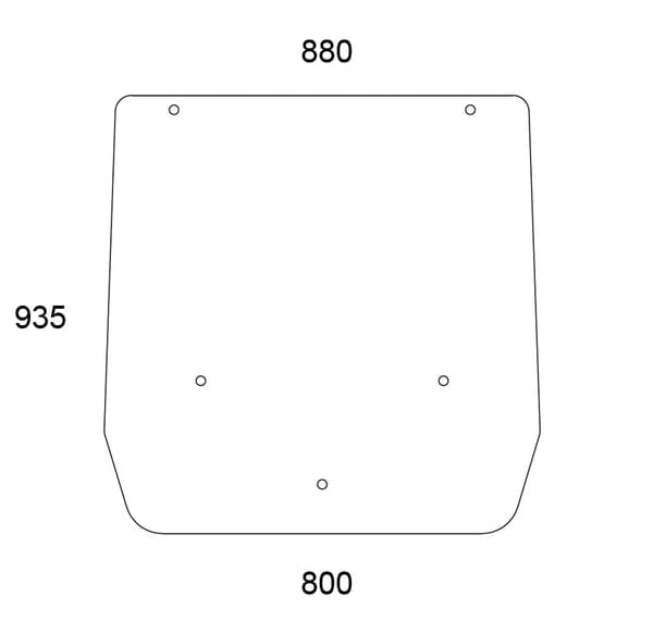 KRAMP Obere Heckscheibe 84600198N