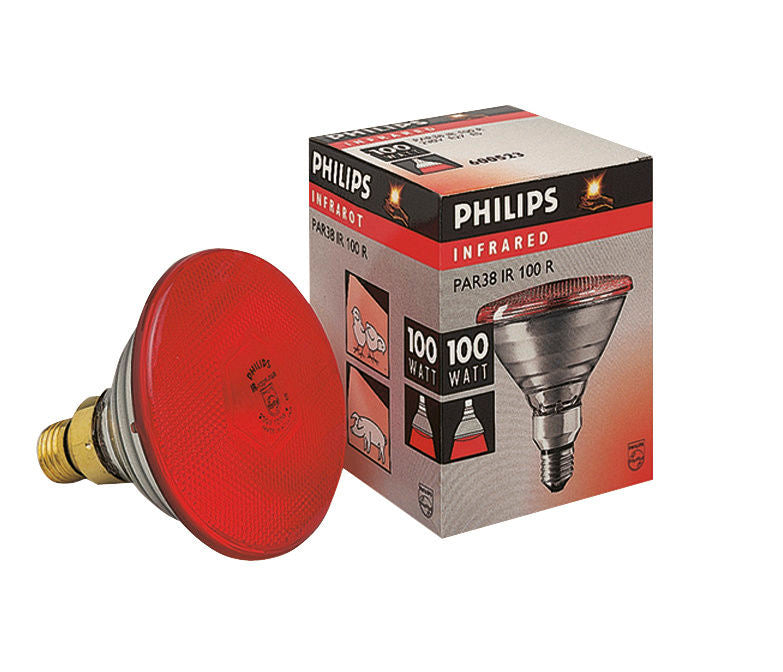 Kerbl Sparlampe Philips 100W, rot 22302