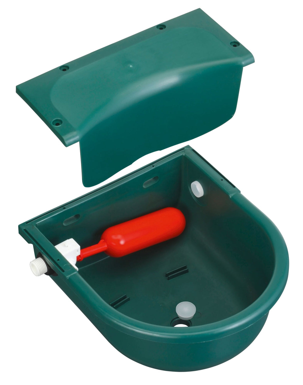 Kerbl Schwimmertränkebecken grün aus Kunststoff, 3 l 22522