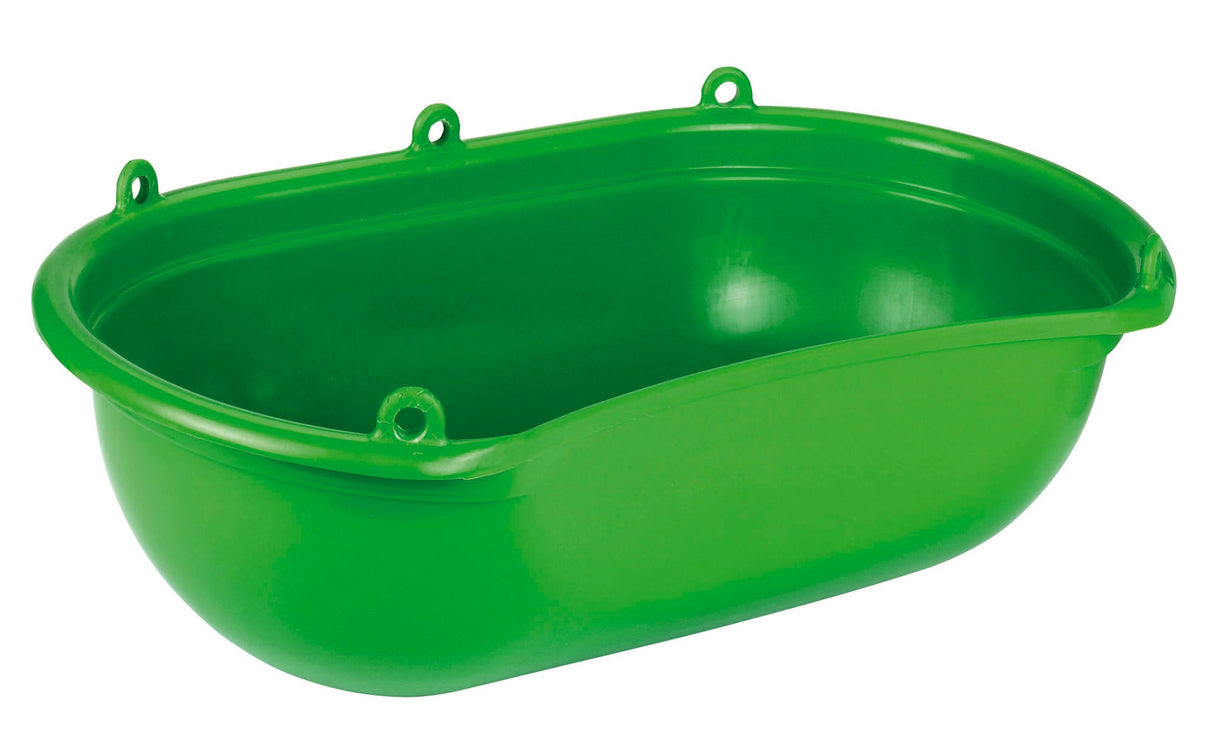 Kerbl Streuwanne mit Mulde grüner Kunststoff, 20 Liter 2985