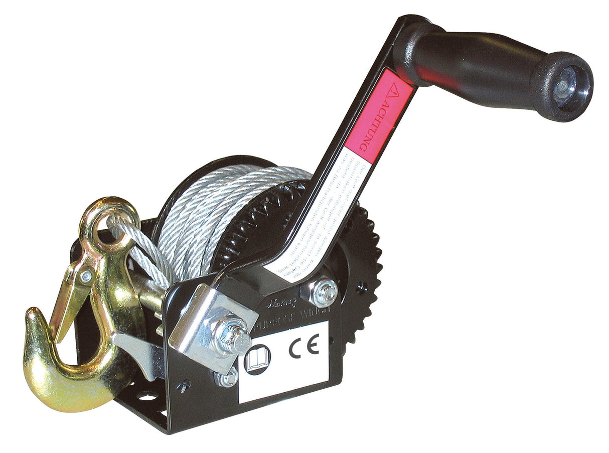 Kerbl Seilwinde mit 10m Seil ø¸ 5mm max. Zugbelastung 360 kg 37114