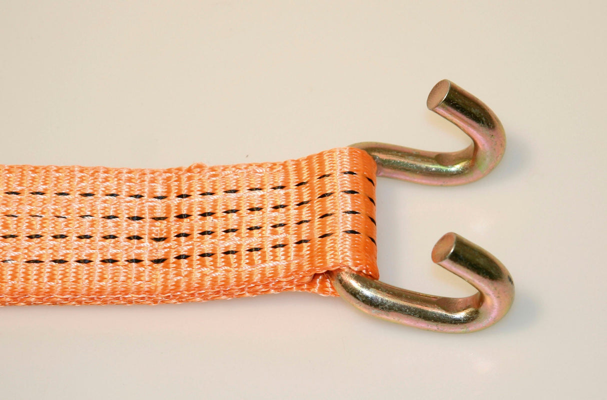 Kerbl Ratschenzurrgurt zwtlg. orange 50mm/8m, 4000 kg; Klauenhaken 37143