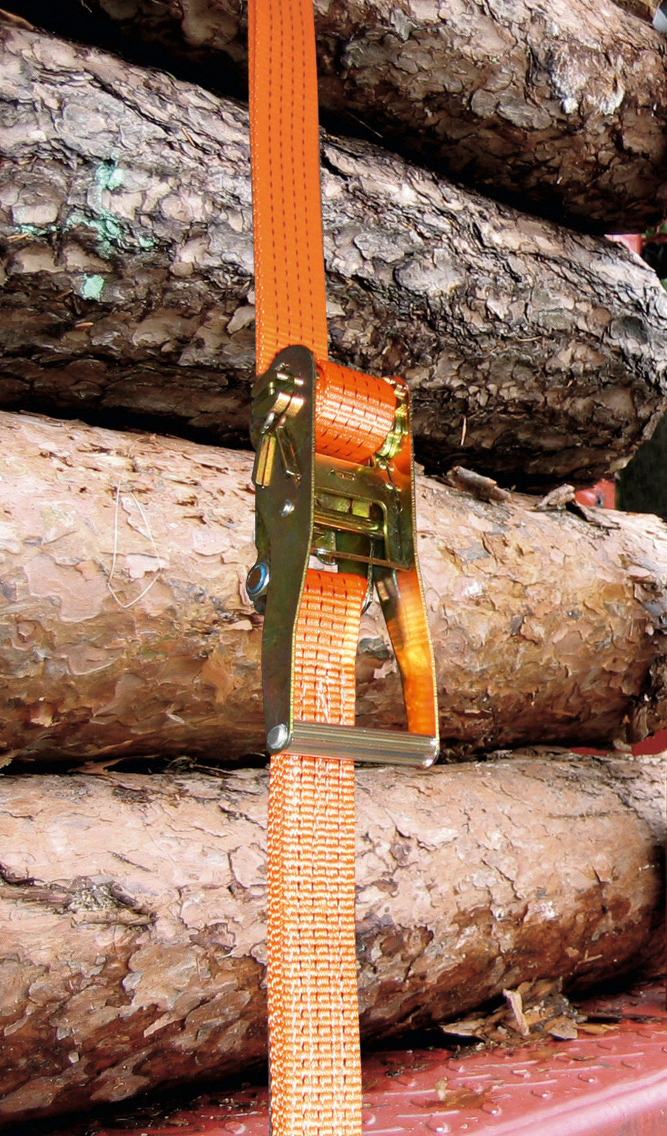 Kerbl Ratschenzurrgurt zwtlg. orange 50mm/8m, 4000 kg; Klauenhaken 37143