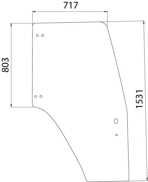 KRAMP Türscheibe 87302769N