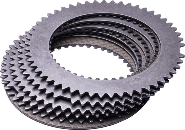 Set of clutch plates