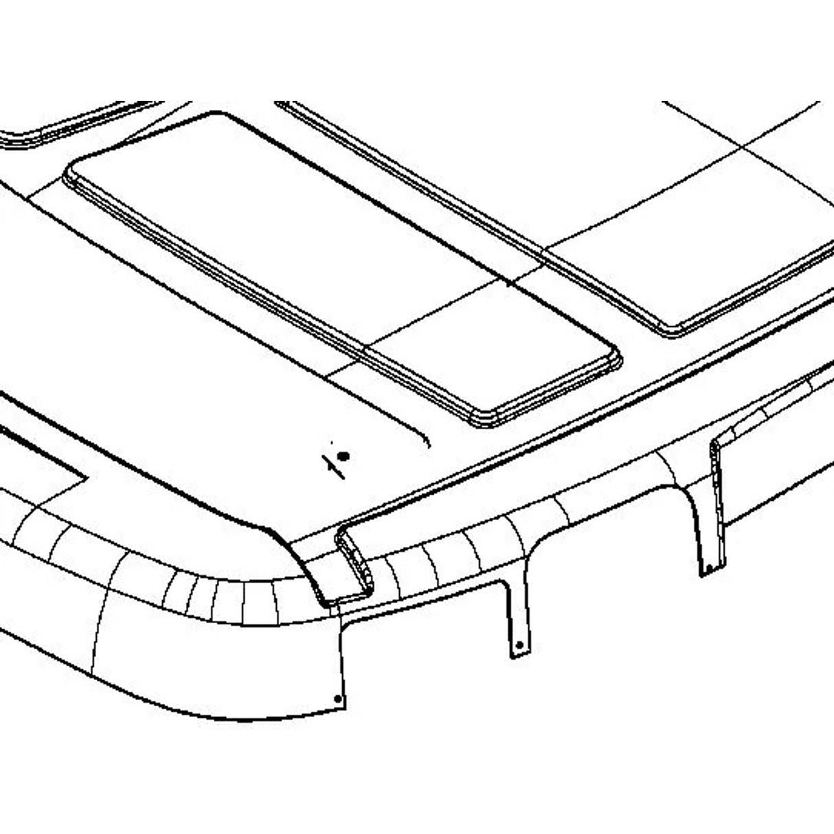 Original New Holland CNH Ersatzteil Nummer 87571431 DACH