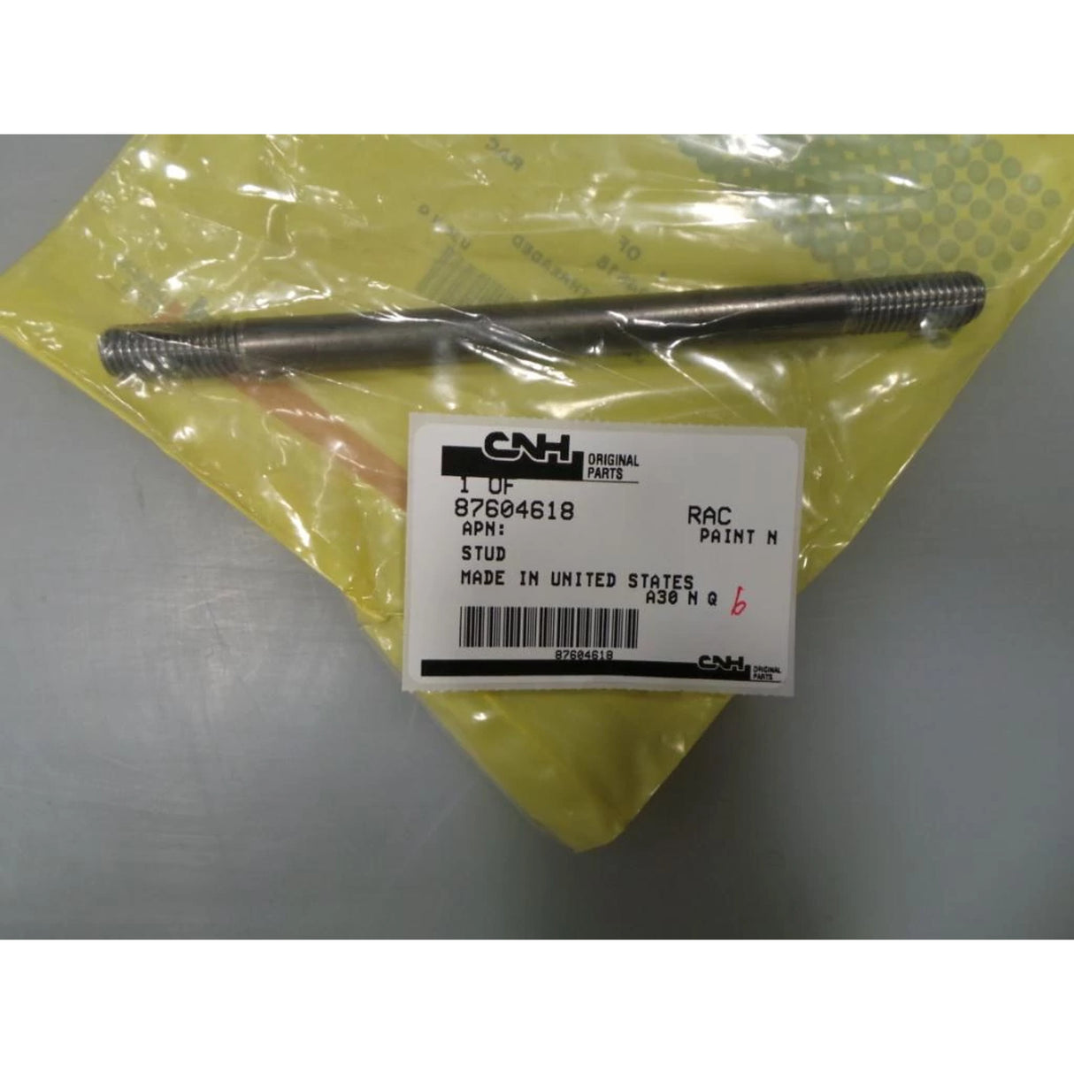 New Holland original Ersatzteil GEWINDEBOLZEN 87604618