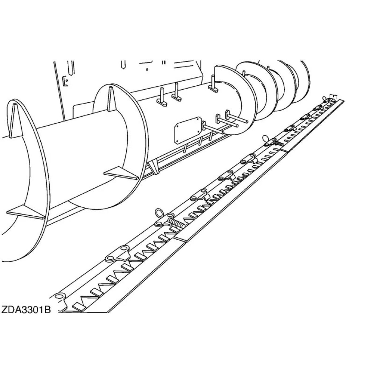 New Holland / Case NACHRUST, MAHDRESCHE 87730928 original CNH Ersatzteil