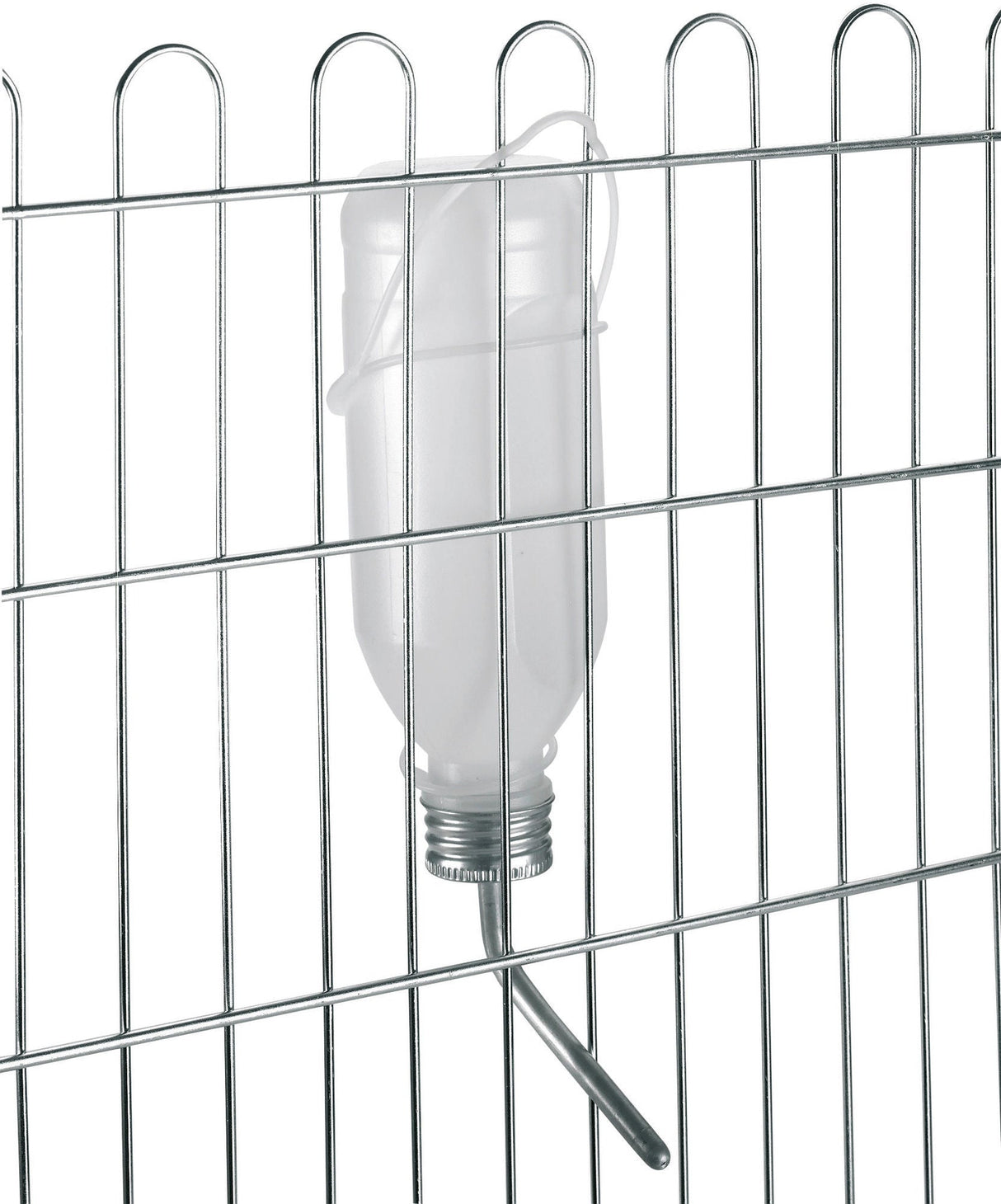 Kerbl Trinkflasche f.Kaninchen 500ml Kunststoff mit Aluröhrchen 74120 8 Stück