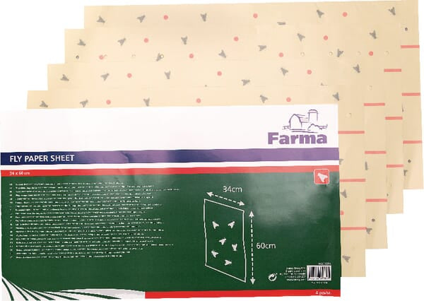 KRAMP Fliegenpapier 340x600mm 4 St. 902003FA