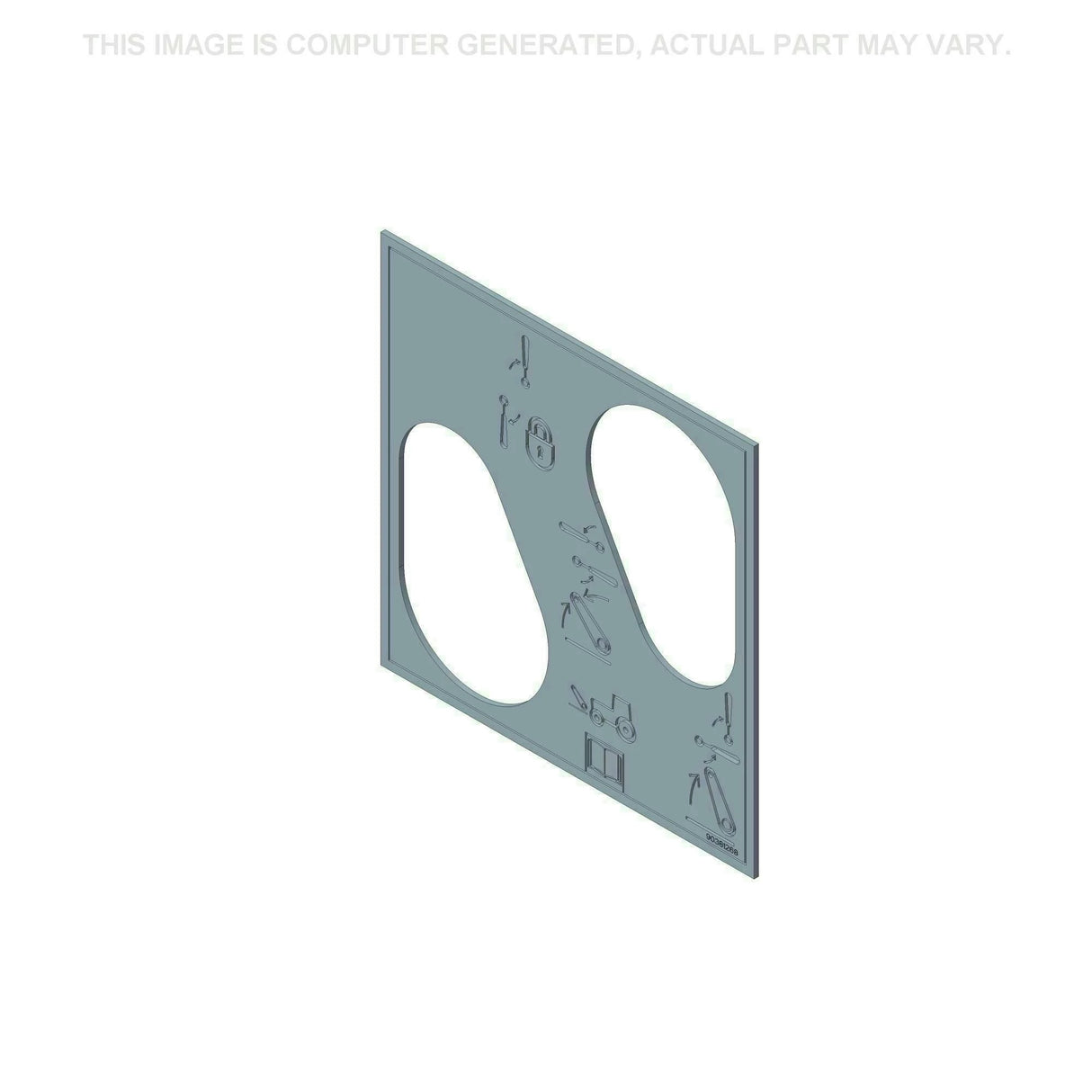 Original New Holland CNH Ersatzteil Nummer 90381268 AUFKLEBER