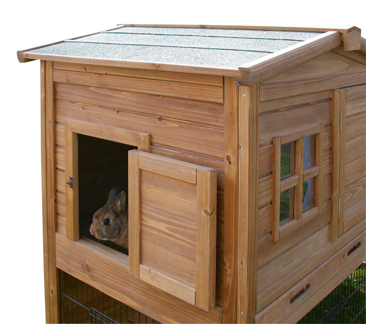 Kerbl Kleintierstall FORTUNA 160x80x117cm inkl.Freigehege 82813