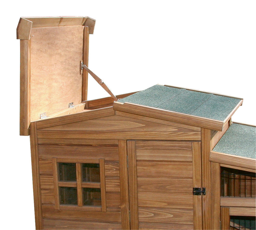 Kerbl Kleintierstall FORTUNA 160x80x117cm inkl.Freigehege 82813