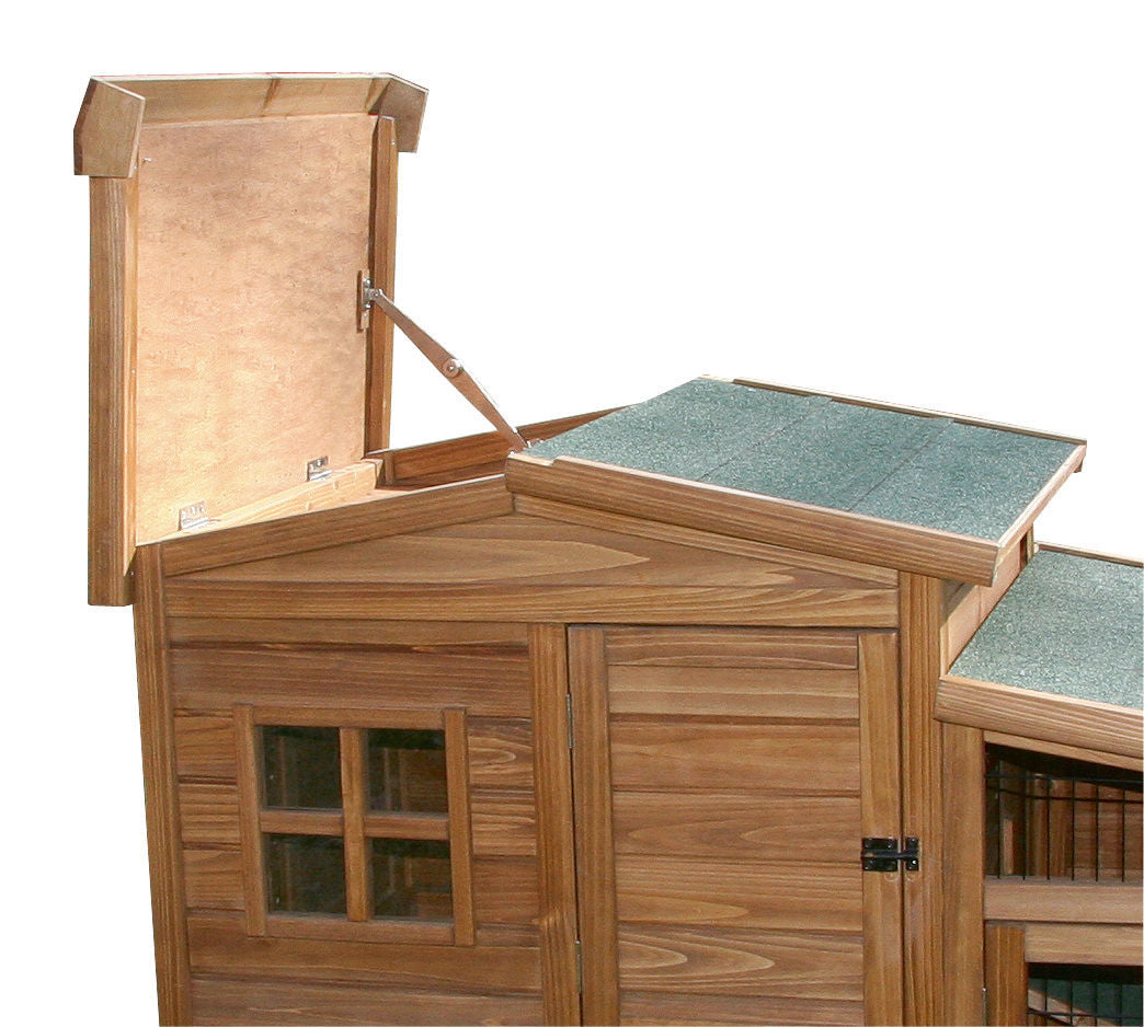 Kerbl Kleintierstall FORTUNA 160x80x117cm inkl.Freigehege 82813