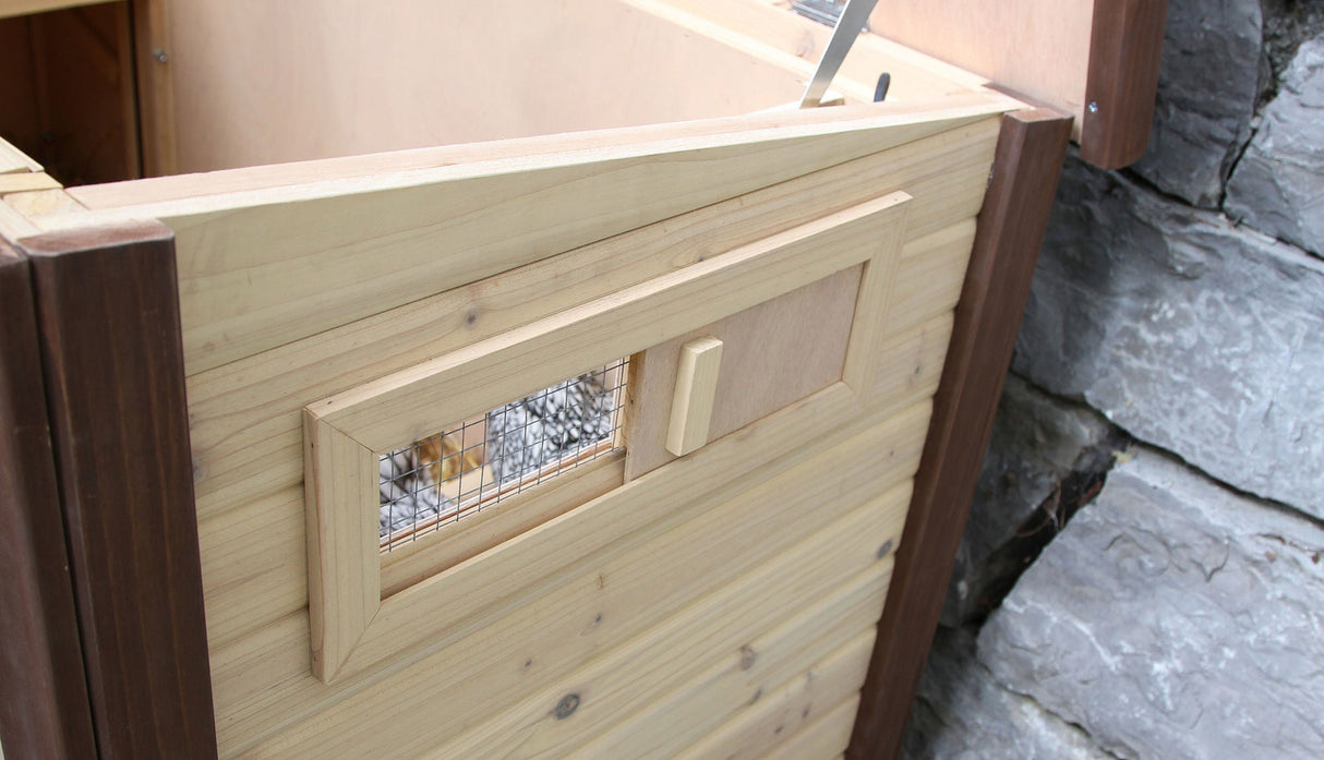 Kerbl NoFrost Thermo-Hühnerstall beheizbar, 146 x 74 x 82 cm 82844