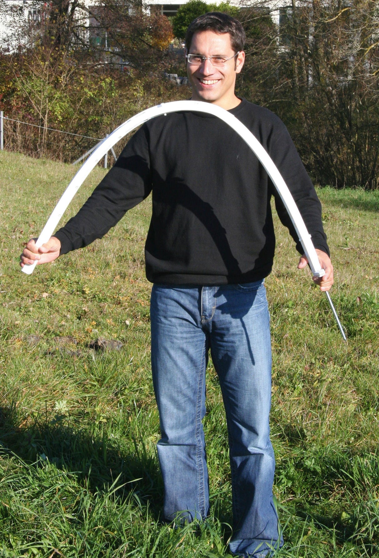 Kerbl TITAN Kunststoffpfahl, Doppeltritt, 157cm 441801