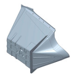 New Holland / Case BAGGERSCHAUFEL - 20 STÜCK 944029648 original CNH Ersatzteil