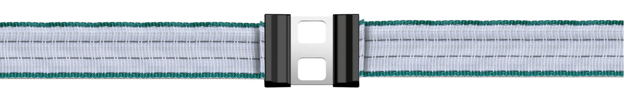 Kerbl Litzclip Bandverbinder 40mm Edelstahl, 5 Stück 1 Blister 442002/056