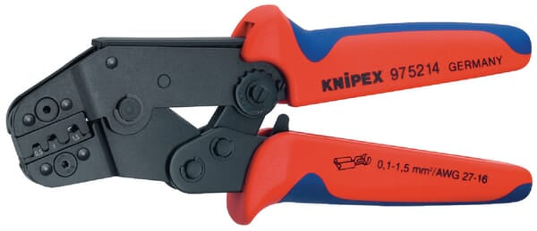 Crimping pliers for two-handed use.