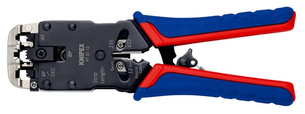 Crimping pliers for western plugs
