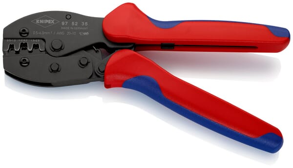 Crimping pliers for two-handed use.
