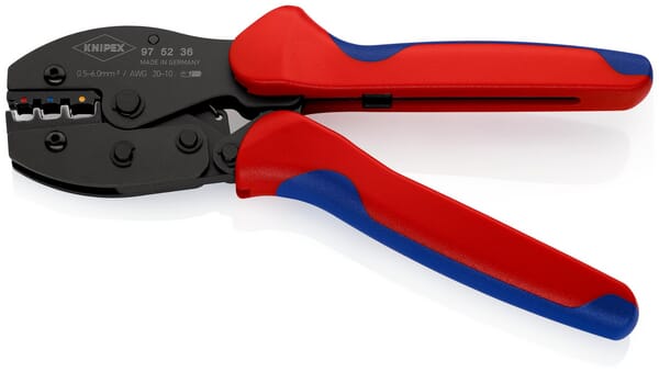 Crimping pliers for two-handed use.