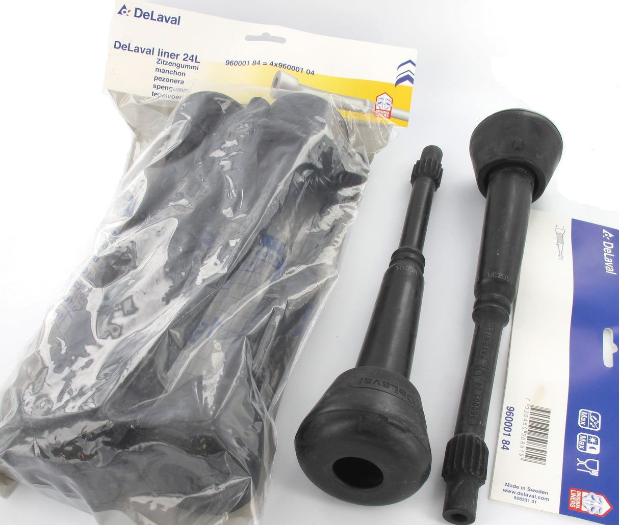 DeLaval NR Satz Zitzengummi lang 2-rillig 24L 96000184 (A00-960-001-84)