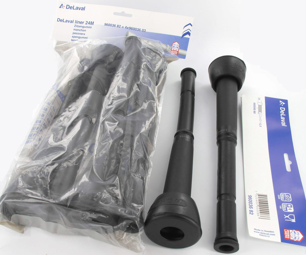 DeLaval NR Satz Zitzengummi für Triovac kurz, 96003682 (A00-960-036-82)