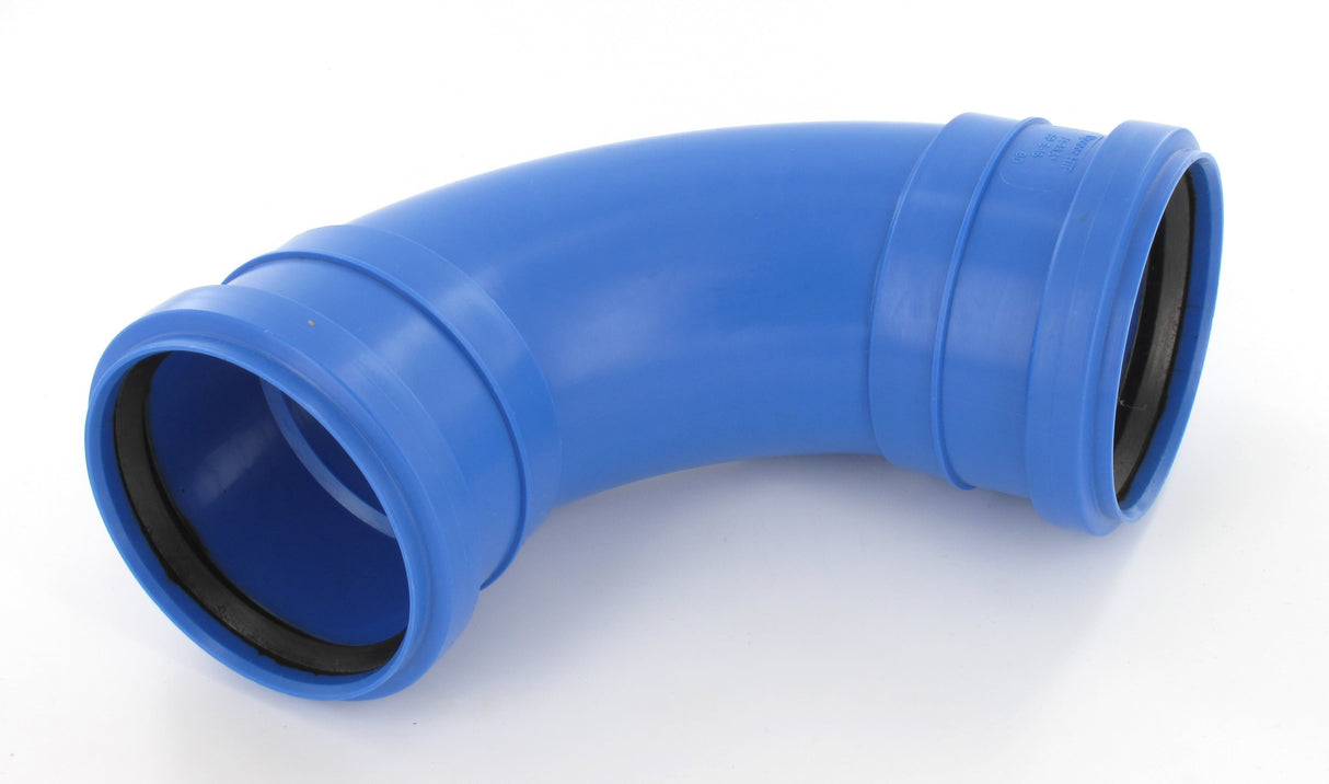 DeLaval KL Bogen PVC 75 mm, 45∞, blau 98495881 (A00-984-958-81)