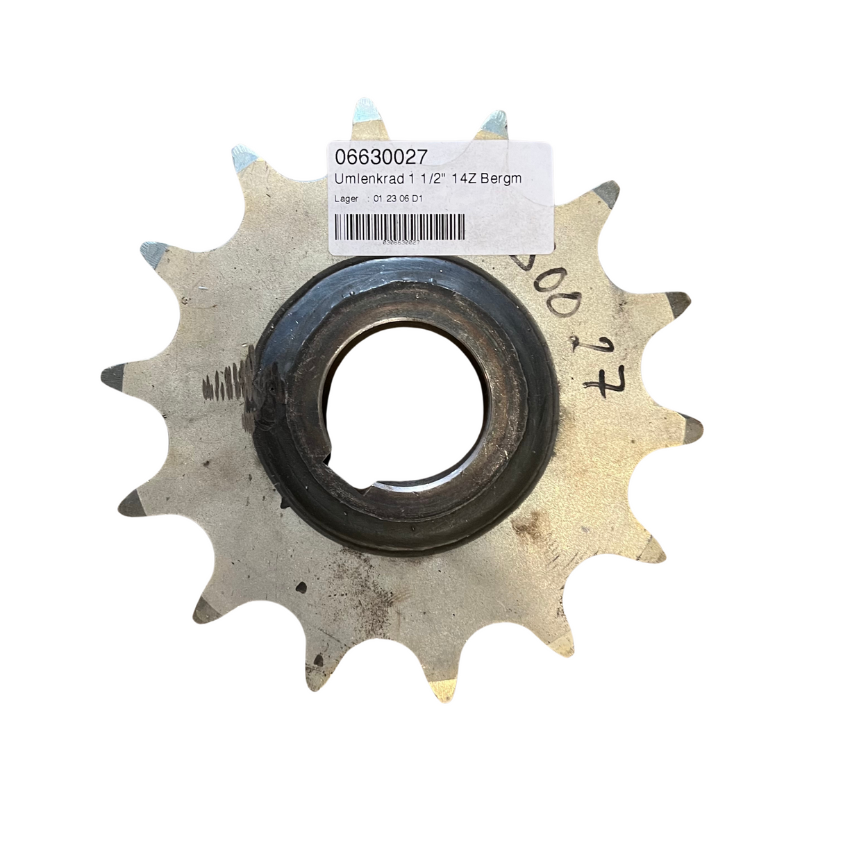 Deflection wheel B03-0273 1 1/2" Z=14 Ø50 replacement 06-63-0027