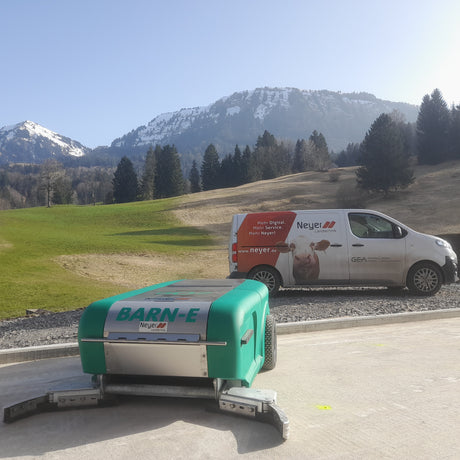 JOZ Barn-E Entmistungsroboter für geschlossene Böden (Spaltenroboter)