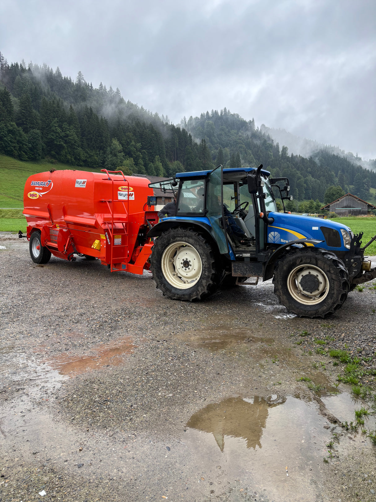 Seko Samurai 7 Unifeed gezogener Futtermischwagen horizontal