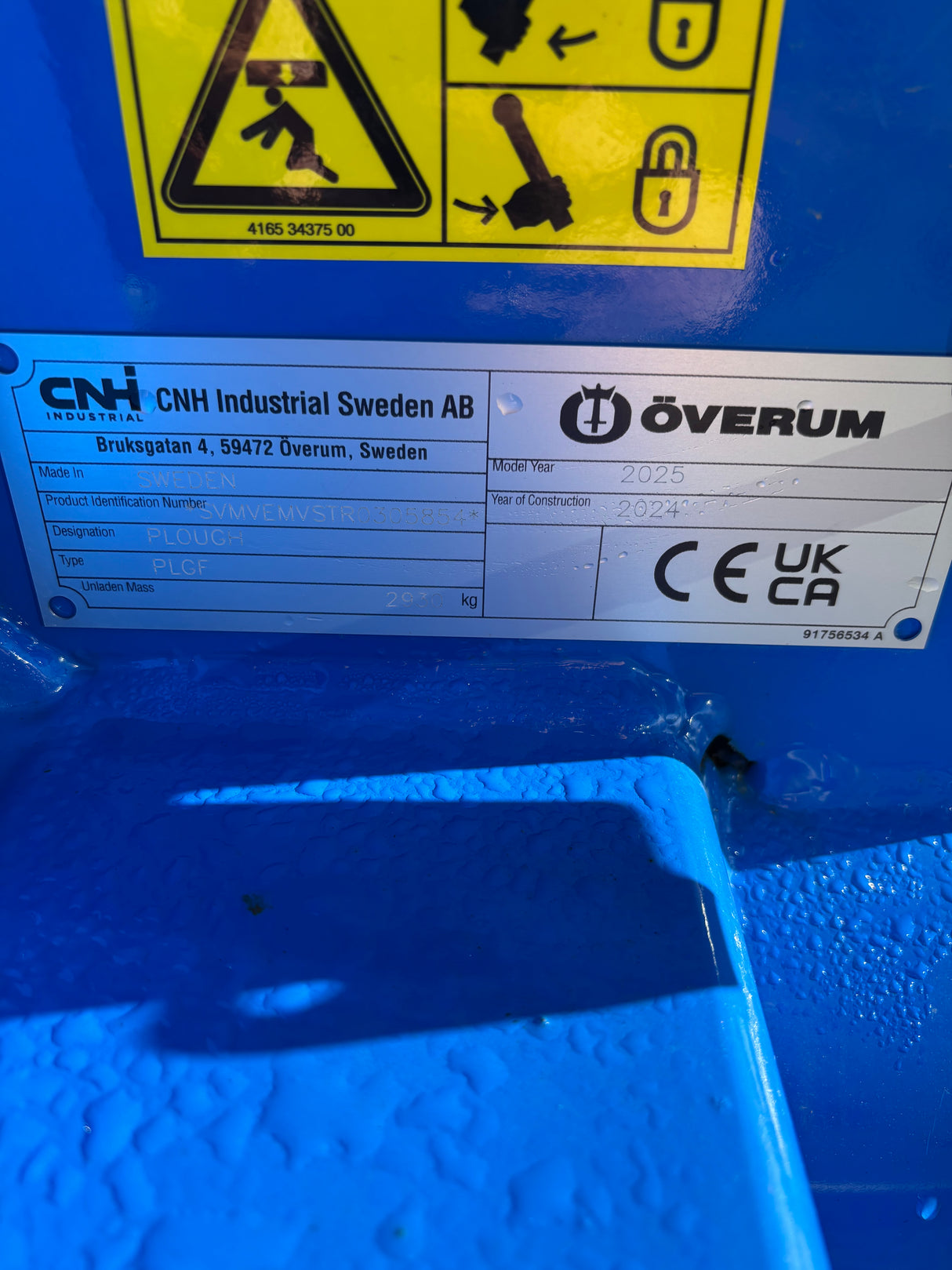 Överum 6-Furchen Vario Pflug VariFlex EX Vorführer mit 10 ha