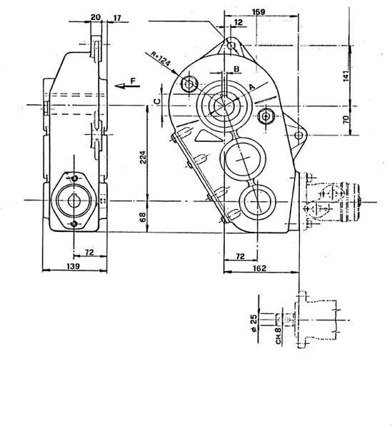 Berma Getriebe 29,5:1 RT30035