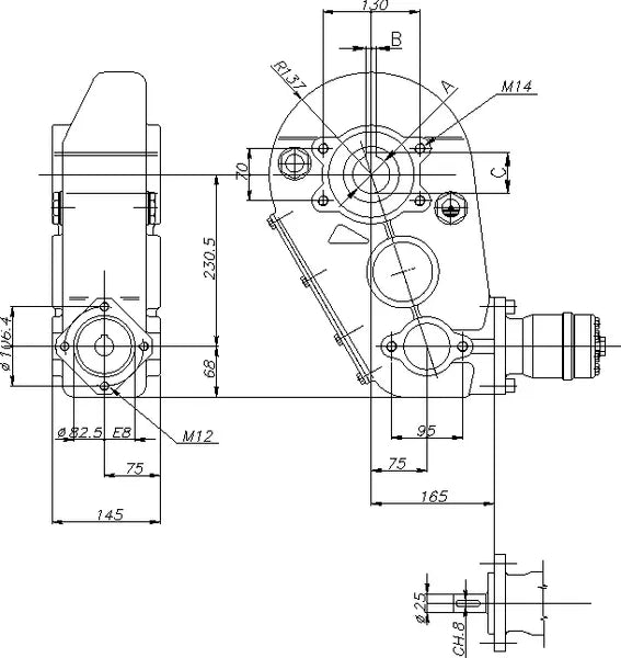 Berma Getriebe 31,4:1 RT35045