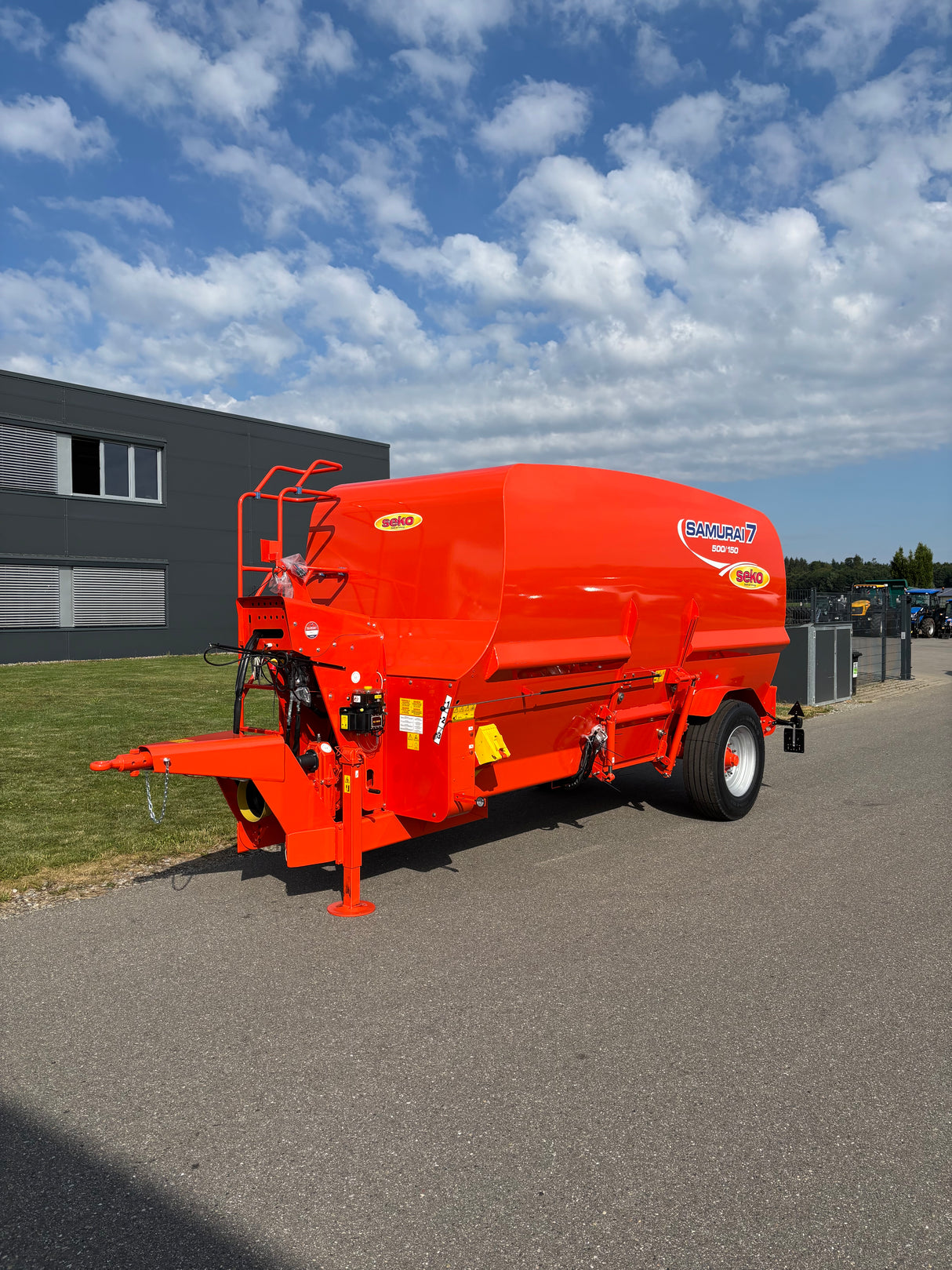 Seko Samurai 7 Unifeed gezogener Futtermischwagen horizontal