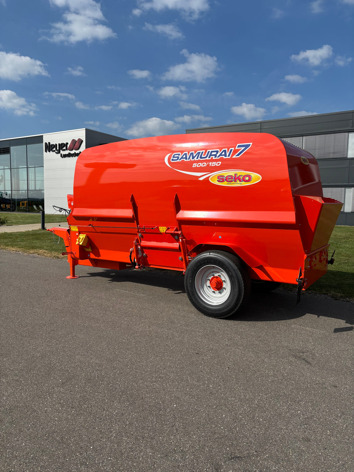 Seko Samurai 7 Unifeed gezogener Futtermischwagen horizontal