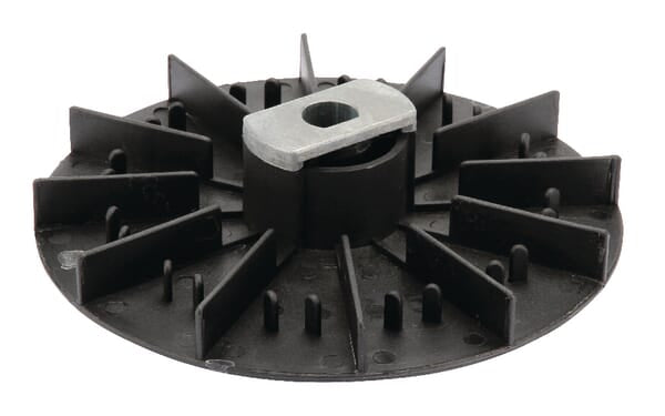 Fan with knife holder