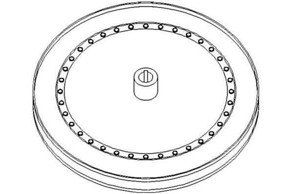Elevator belt pulley