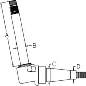 Right steering knuckle