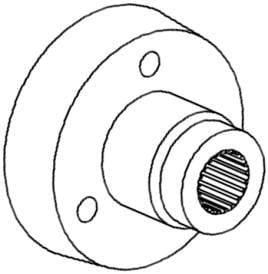 Hydraulic pump pulley