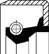 KRAMP Dichtung B1U4X2 100x120x8 72NBR AZ52951N