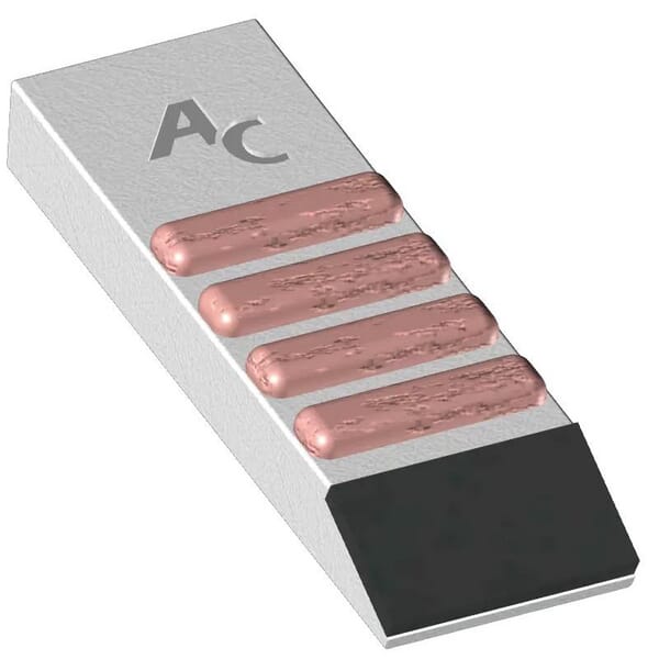 KRAMP Aufschweißspitze, Hartmetallpanzerung 160x50x20 BEC5216R